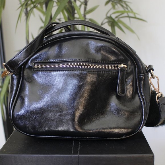 Urban Outfitters Collective Patent Black Small Bag - Picture 2 of 6